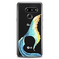Case Replacement for LG G7 ThinkQ Fit Velvet G6 V60 5G V50 V40 V35 V30 Plus W30 Mermaid Cute Print Colorful Clear Awesome Design Women Soft Flexible Silicone Slim fit Kawaii Pattern Luxury Cute