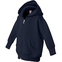 Infant Fleece Long Sleeve Full Zip Hooded Sweatshirt with Pouch Pockets (3446)