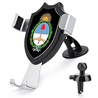 Coat Arms of Argentina Novelty Phone Holders for Car Cell Phone Car Mount Hands Free Easy to Install