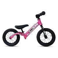Royalbaby RanRule Kids Balance Bike Toddlers Age 2~5 Years Durable Carbon Steel Frame 12 Inch, Pink