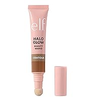 Halo Glow Contour Beauty Wand, Liquid Contour Wand For A Naturally Sculpted Look, Buildable Formula, Vegan & Cruelty-free, Light/Medium