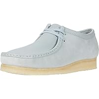 Clarks Men's Wallabee Lace Up Shoes, Light Blue Combo, 13 Medium US