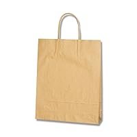 Shimojima 25CB MS1 Handbag, Paper Bags, Unbleached, Craft, 10.6 x 3.1 x 13.4 inches (27 x 8 x 34 cm), 50 Sheets