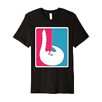 Pangolin Lover Retro Sports Logo Premium T-Shirt