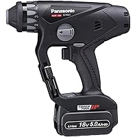 Panasonic IP56 EZ78A1X-B Charging Multi-Hammer Drill, Main Unit Only (Battery Pack/Charger/Case/Dust Collection Cup Sold Separately), Dual (14.4V/18V), Driver Function, Black