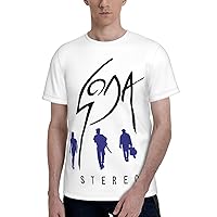 Soda Stereo T Shirt Mens Modern Fashion Streetwear Short Sleeve Round Neck Summer Tee Clothes