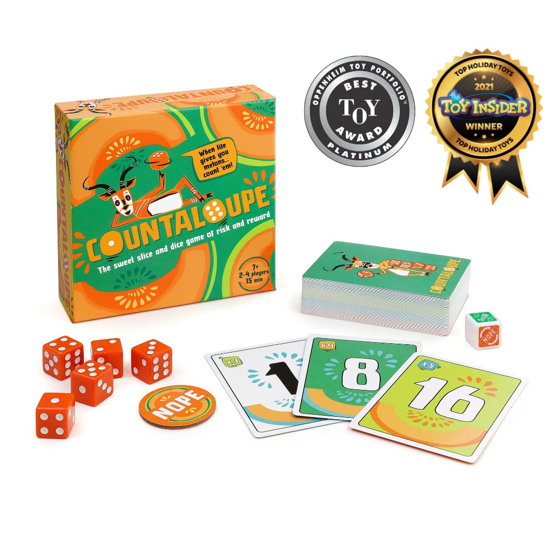 Bananagrams Countaloupe: Slice and Dice STEM Game for Kids Age 7+