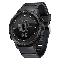 CakCity Mens Tactical Watches Hiking Watches for Women/Men Digital Sports Army Watch with Compass,Step Counter,Altimeter,5ATM