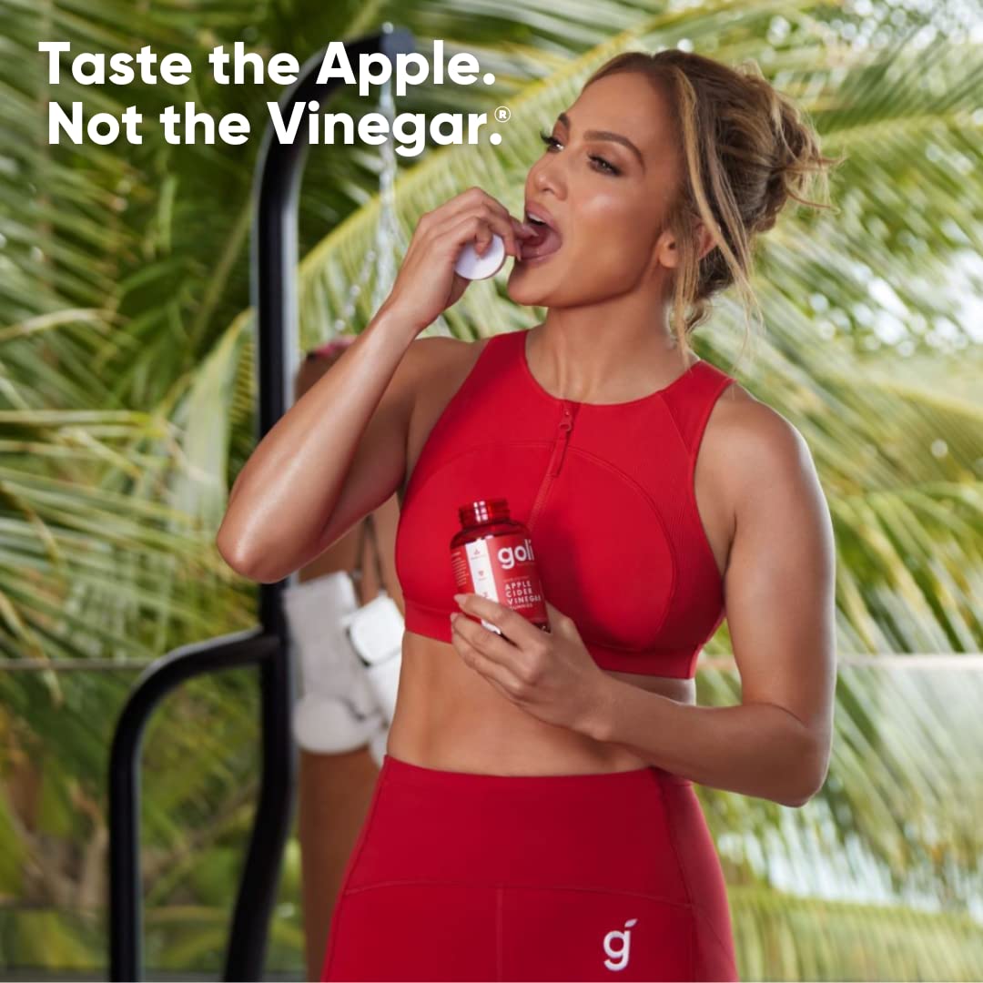 Goli Nutritional Supplement, Apple Cider Vinegar Gummy Vitamins Nutrition, 2 Pack of 60 Count