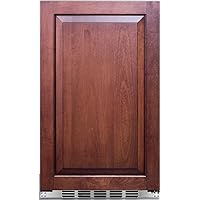 Summit Appliance FF195CSSIF Commercially Approved All-Refrigerator; Built-in or Freestanding Use; Auto Defrost, Panel-Ready Door (Wood Panels Not Included), Stainless Steel Cabinet