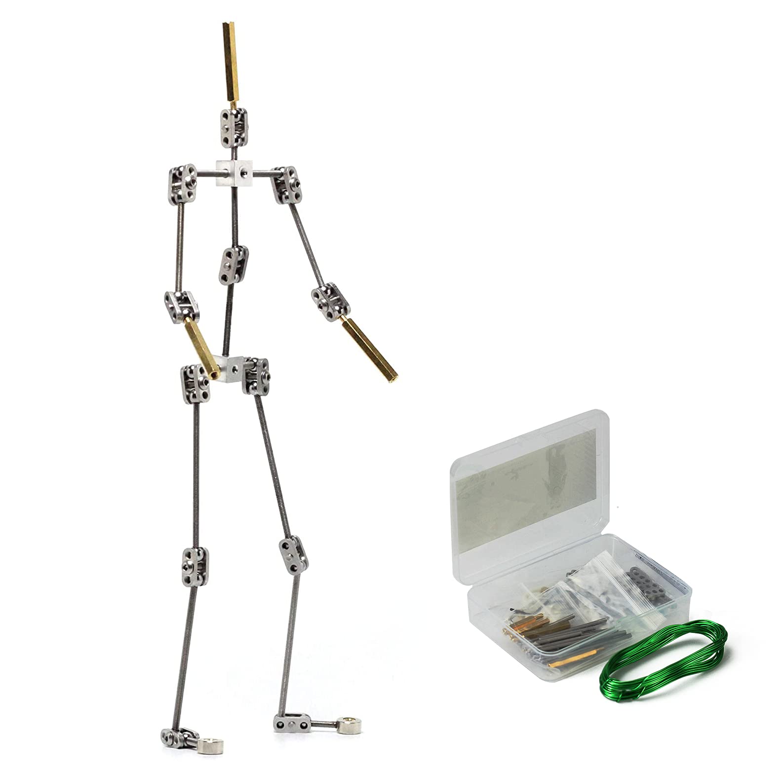 DIY Stainless Steel Human ARMATURE KIT for Studio Stop-Motion