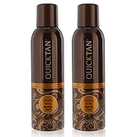 Body Drench Quick Tan Instant Self-Tanner, Bronzing Spray, Medium Dark, 6 oz, 2-Pack