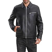 Leather Jacket Mens Lambskin Leather Jacket Casual Style-Fashion Leather Jacket Men