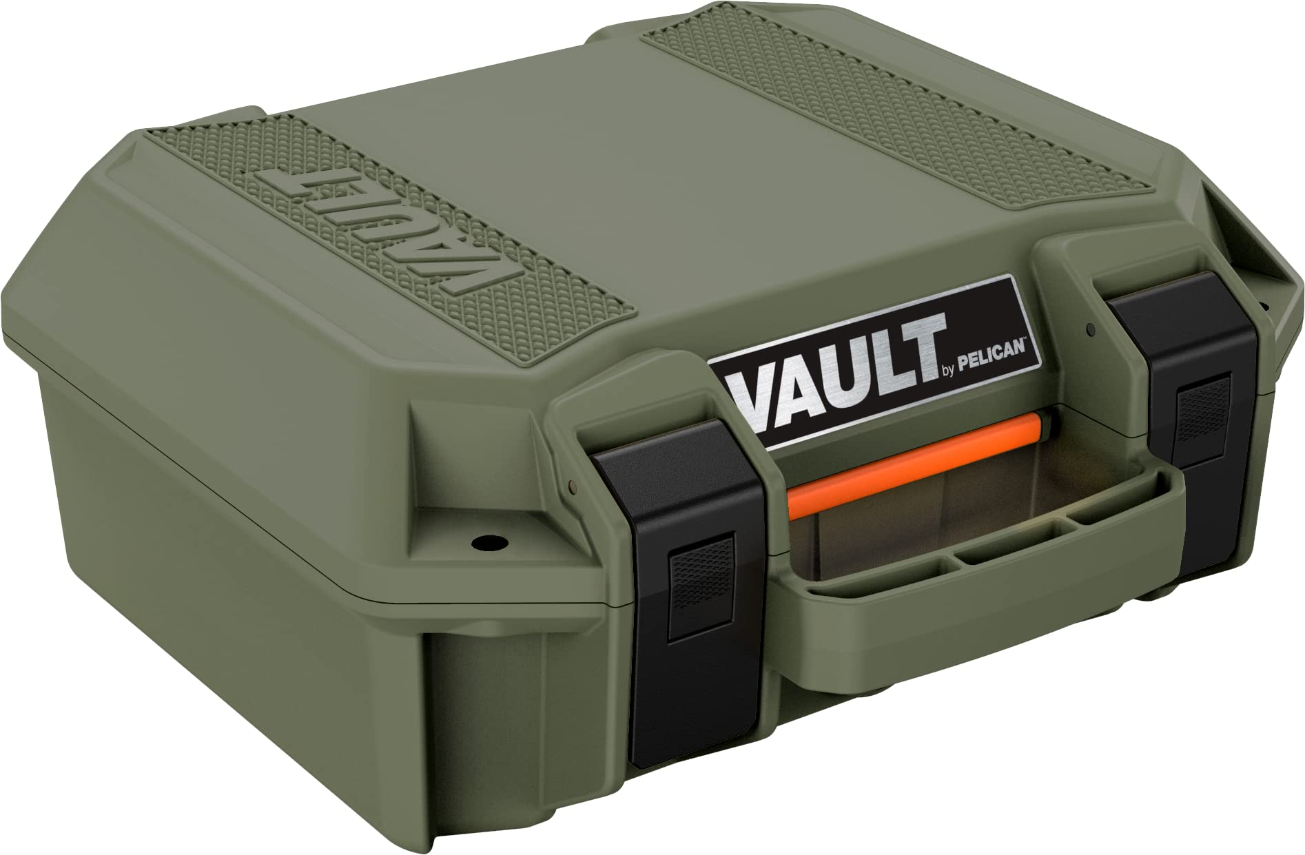 Vault by Pelican - V100 Multi-Purpose Hard Case with Foam for Camera, Drone, Equipment, Electronics, and Gear (OD Green)