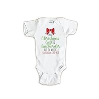 Your Christmas Gift is on Backorder Pregnancy Announcement Onesie