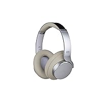 Altec Lansing Comfort Q+ Bluetooth Headphones, Active Noise Cancellation, Comfortable, Quite, Noise Cancelling Headphone, Up to 26 Hours of Playtime, 30 Ft. Wireless Range, White/Cream