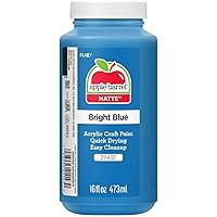 Apple Barrel Acrylic Paint in Assorted Colors (16 Ounce), 21143 Bright Blue