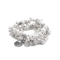 Kinsley Armelle Cluster Collection - Silver Pepper Bracelet