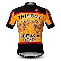Men's Cycling Jerseys Tops Biking Shirts Short Sleeve Full Zipper Bike Clothing