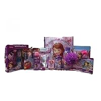 Disney Sofia the First Bath, Stationery and Games Set with Gift Tote Bag