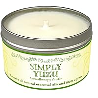 Our Own Candle Company Soy Wax Aromatherapy Candle, Simply Yuzu, 6.5 Ounce