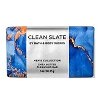 Bath & Body Works Clean Slate Shea Butter Cleansing Bar Soap 4.2 oz (Clean Slate), 1.0 Count