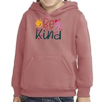 Spread Kindness Toddler Pullover Hoodie - Be Kind Print - Be Kind Themed Apparel