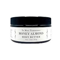 Ultra Rich Body Butter, Body butter, Honey Almond Scented, Moisturizer, Nourishing & Moisturizing Skin Care, 7.5 ounces, Gifts