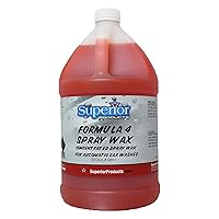 Formula 4 Spray Wax 1 Gal Concentrate for Car Wash Water Repellence