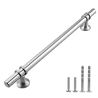 12-Series Brushed Nickel T Bar Handle Pull — 7-1/2