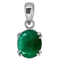 8.25 Ratti 7.00 Carat Natural Emerald Panna Pendant Locket (Astrological Purpose Panna Pendant)