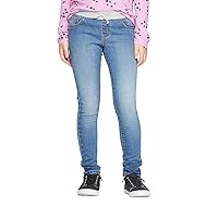 Cat & Jack Girls' Mid-Rise Knit Waist Pull-On Skinny Jeans -