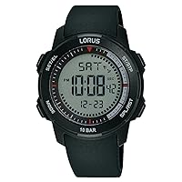 Lorus Sport Man Mens Digital Watch with Silicone Bracelet R2371PX9