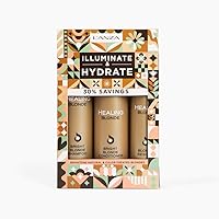 Healing Blonde Trio Hair Kit, Bright Blonde Shampoo, Blonde Conditioner & Blonde Rescue Reconstructor Hair Spray in Gift Box, Hair Care Kit for Dry, Damaged Hair (10.1/8.5/5.1 Fl Oz)