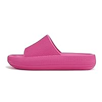 Soda “MARSHMALLOW” ~ Women Feather Recovery Slide Open Toe Lightweight Comfort Cushion Sandal
