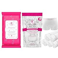 Ninja Mama Disposable Underwear and Perineal Cooling Pad Liner Bundle Labour and Delivery Maternity Surgical C Section Hospital Bag