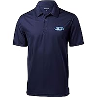 Ford Oval Textured Polo Pocket Print