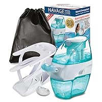 Navage Nasal Care Deluxe Bundle Nose Cleaner, 20 SaltPods, Triple-Tier Countertop Caddy, & Travel Bag. Clean Nose, Healthy Life! Save 22.90. 142.85 if Purchased Separately. Breathe Better Now!