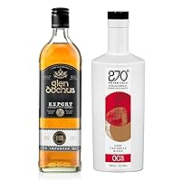 Glen Dochus Whiskey Alternative & 270° Botanicals Dark Caribbean Blend Rum Alternative Bundle | Non Alcoholic Spirits | Premium Non Alcoholic Drinks by Spirits of Virtue 700ml