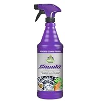 Sacato Cleaner & Degreaser (32 fl Oz) - Removes Tough Stains - Eliminates Grime and Heavy Grease - Use on All Surfaces