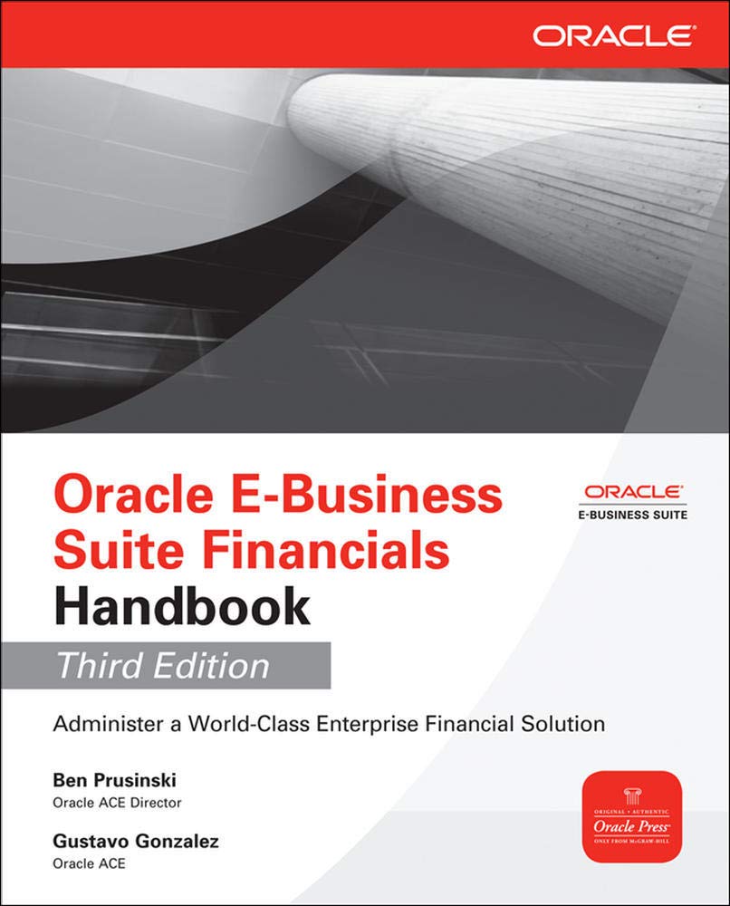 Oracle E-Business Suite Financials Handbook 3/E (Oracle Press)