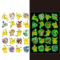 6 Sheets glow in the dark Temporary Tattoo Fake Tattoo for Kids Stickers Party Favors for Teen Boys and Girls Birthday Party Supplies School Rewards Gifts