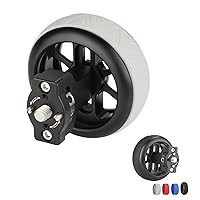 Nitze Wheel Side Handle with 1/4” Screw and Detachable Locating Pins, for DSLR Camera Cage