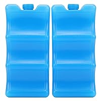 Efficient Contoured Cooling Solution for Working Moms,2Pcs Breastmilk Ice Packs, Reusable Blue Ice Boxes for Breastmilk Storage
