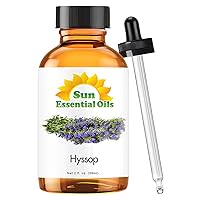 Sun Essential Oils 2oz - Hyssop Essential Oil - 2 Fluid Ounces