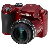 Samsung EC-WB110ZBARUS 20.2 Digital Camera with 26.0x Optical Image Stabilized Zoom with 3.0-Inch TFT LCD Screen (Red)
