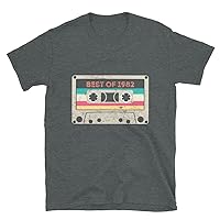 Mens 40 Years Old Gift Vintage 1982 Man Myth Legend 40th Birthday Unisex T-Shirt Dark Heather