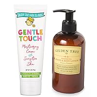 GILDEN TREE Baby & Kids Moisturizing Cream & Soothing Hand & Body Lotion Bundle