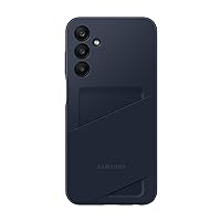 SAMSUNG Galaxy A25 5G Card Slot Phone Case, Protective TPU Cover with ID Pocket Holder, Finger Tap Control for Credit Card Payment, US Version, EF-OA256TBEGUS, Black