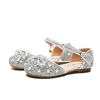 Girls Sandals Princess Shoes with Crystal Pearls for Toddler/Little Kids